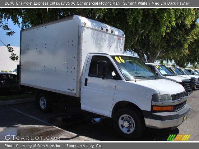 2006 Chevrolet Express Cutaway 3500 Commercial Moving Van in Summit White