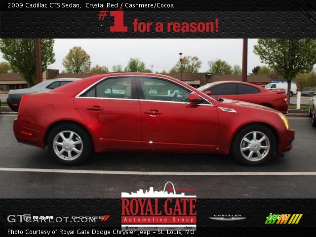 2009 Cadillac CTS Sedan in Crystal Red