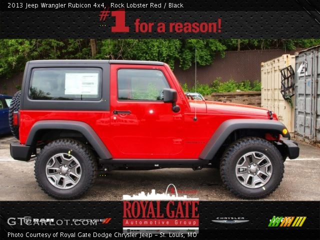 2013 Jeep Wrangler Rubicon 4x4 in Rock Lobster Red