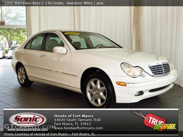 2002 Mercedes-Benz C 240 Sedan in Alabaster White