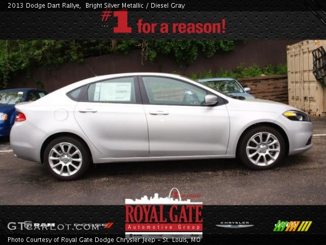 2013 Dodge Dart Rallye in Bright Silver Metallic