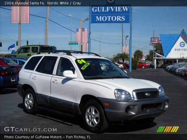 2004 Hyundai Santa Fe  in Nordic White