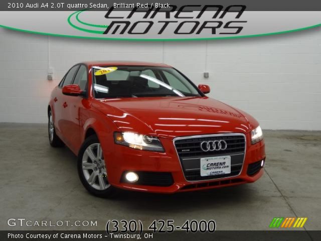 2010 Audi A4 2.0T quattro Sedan in Brilliant Red