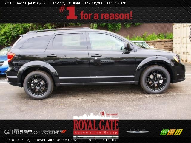 2013 Dodge Journey SXT Blacktop in Brilliant Black Crystal Pearl