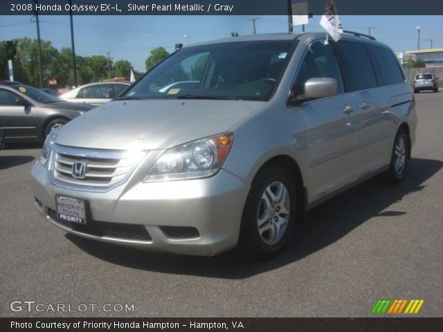 2008 Honda Odyssey EX-L in Silver Pearl Metallic
