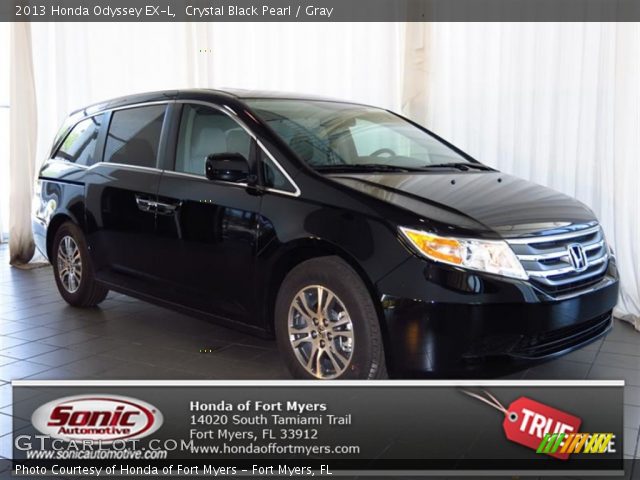 2013 Honda Odyssey EX-L in Crystal Black Pearl