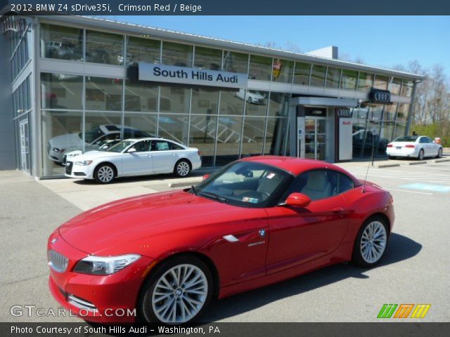 2012 BMW Z4 sDrive35i in Crimson Red