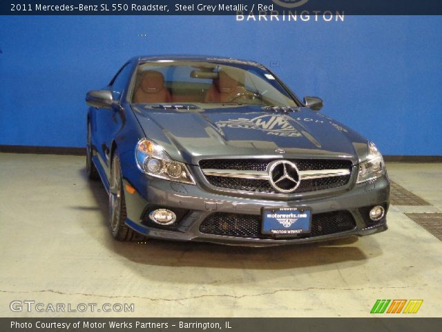 2011 Mercedes-Benz SL 550 Roadster in Steel Grey Metallic
