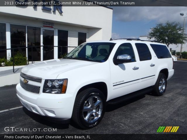 2013 Chevrolet Suburban LTZ in Summit White