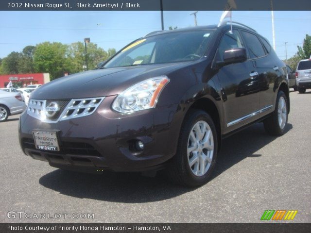 2012 Nissan rogue sl black amethyst #3