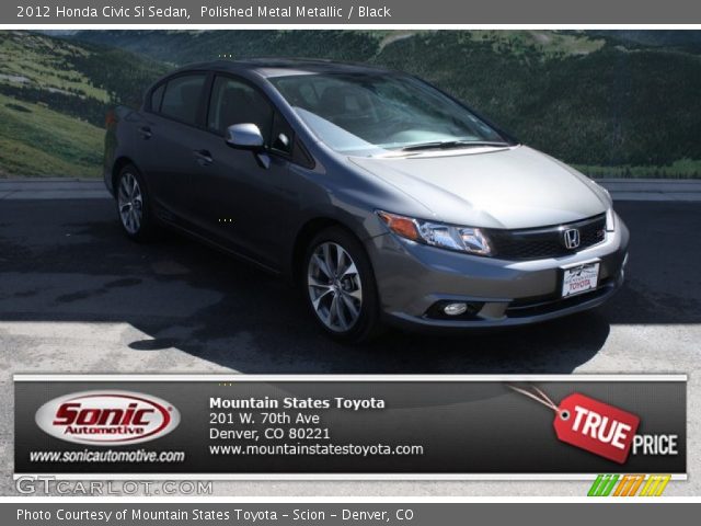 2012 Honda Civic Si Sedan in Polished Metal Metallic