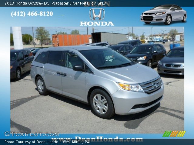 2013 Honda Odyssey LX in Alabaster Silver Metallic