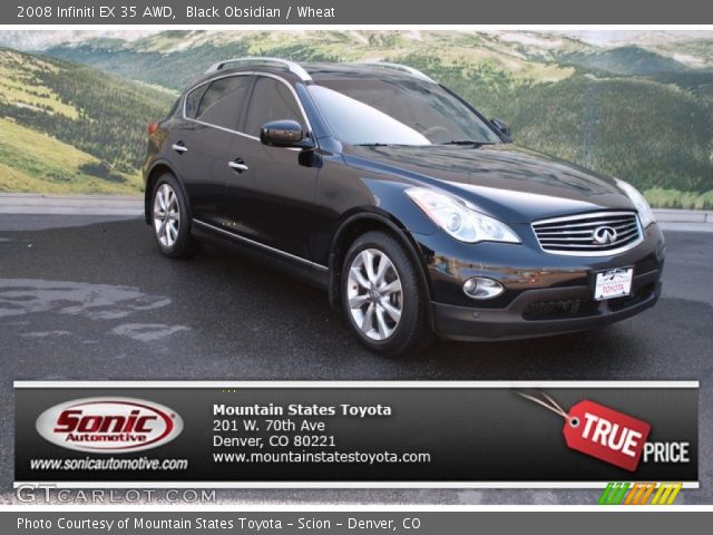 2008 Infiniti EX 35 AWD in Black Obsidian