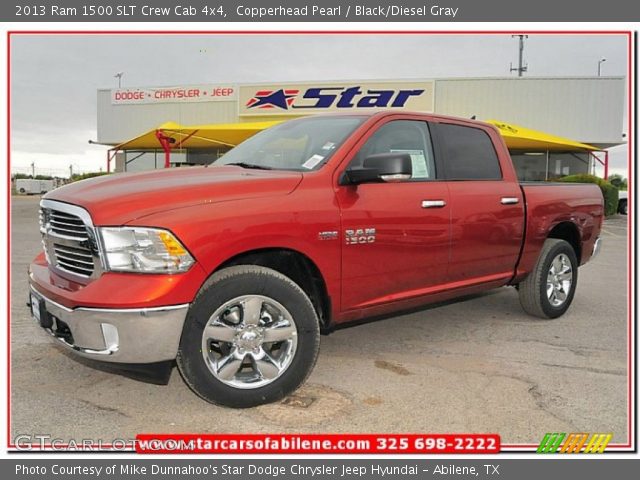 2013 Ram 1500 SLT Crew Cab 4x4 in Copperhead Pearl