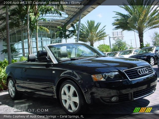 2006 Audi A4 1.8T Cabriolet in Brilliant Black