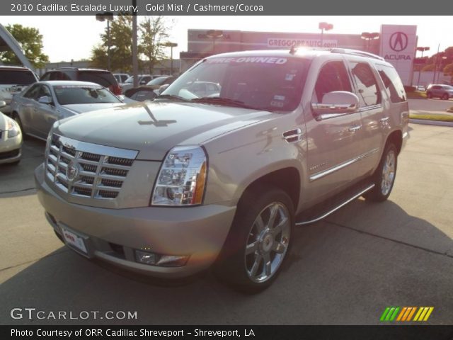 2010 Cadillac Escalade Luxury in Gold Mist