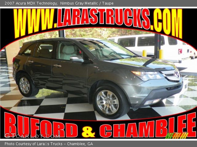 2007 Acura MDX Technology in Nimbus Gray Metallic