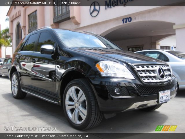2010 Mercedes-Benz ML 350 in Black