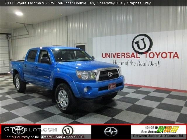 2011 Toyota Tacoma V6 SR5 PreRunner Double Cab in Speedway Blue