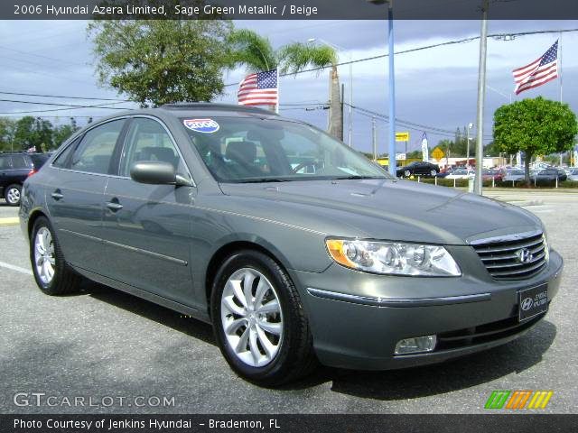 2006 Hyundai Azera Limited in Sage Green Metallic