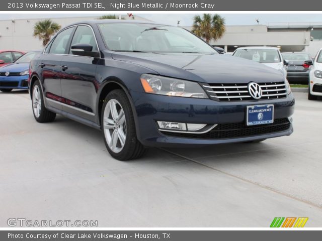 2013 Volkswagen Passat TDI SEL in Night Blue Metallic