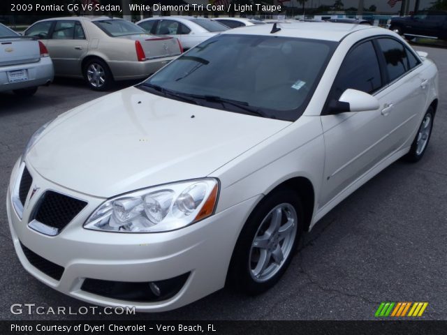 2009 Pontiac G6 V6 Sedan in White Diamond Tri Coat