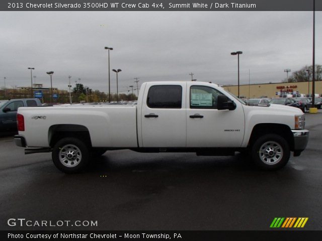 2013 Chevrolet Silverado 3500HD WT Crew Cab 4x4 in Summit White