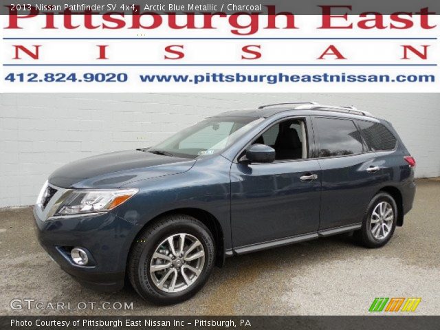 2013 Nissan Pathfinder SV 4x4 in Arctic Blue Metallic