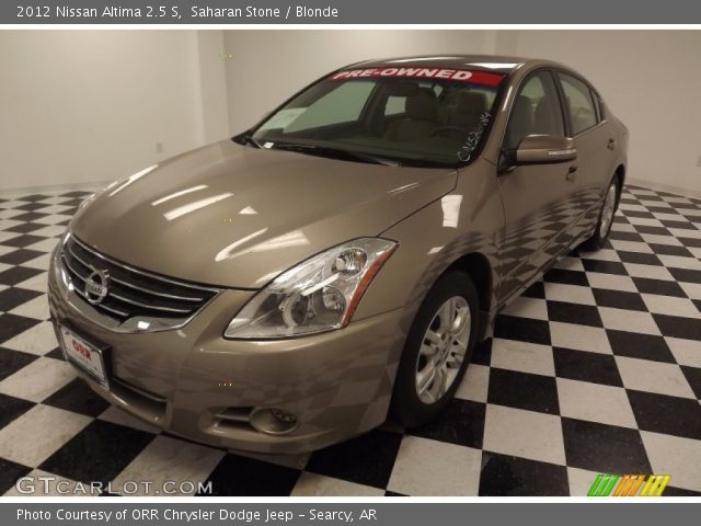 2012 Nissan Altima 2.5 S in Saharan Stone