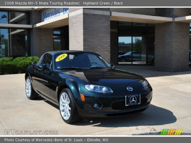 2008 Mazda MX-5 Miata Touring Roadster in Highland Green