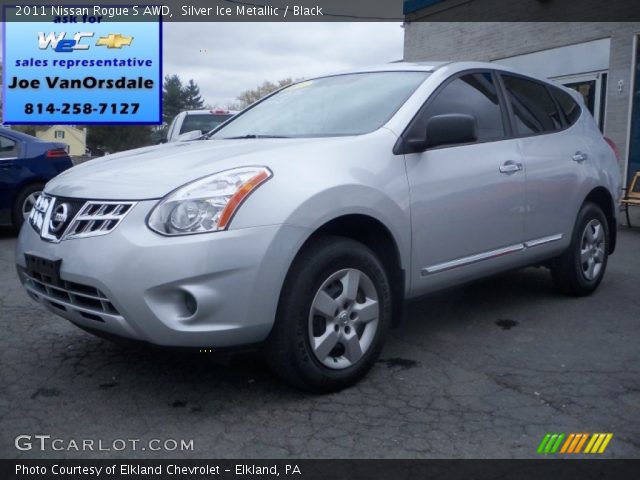 2011 Nissan Rogue S AWD in Silver Ice Metallic