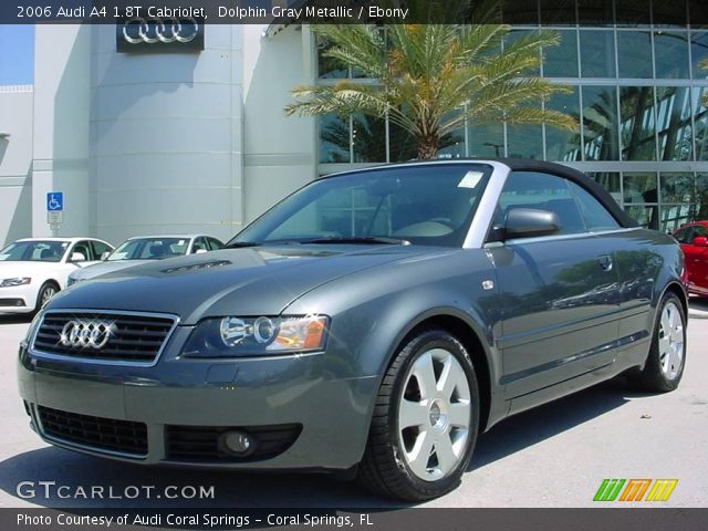 2006 Audi A4 1.8T Cabriolet in Dolphin Gray Metallic