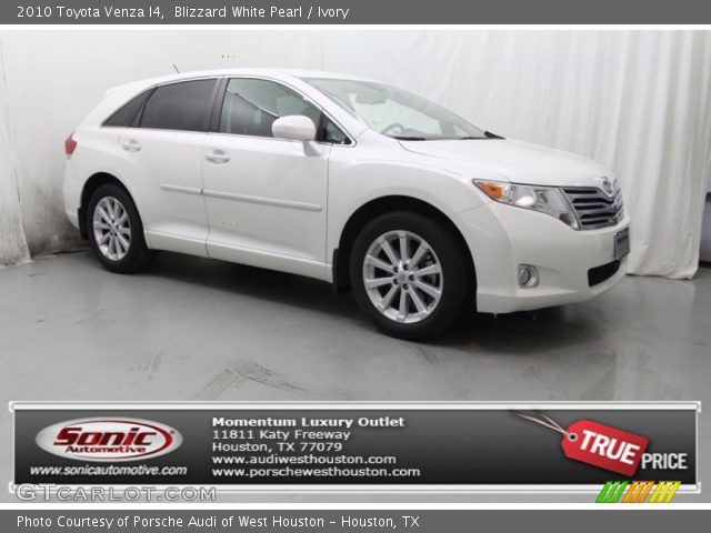 2010 Toyota Venza I4 in Blizzard White Pearl