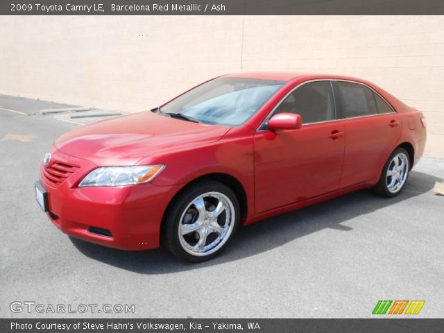 2009 Toyota Camry LE in Barcelona Red Metallic