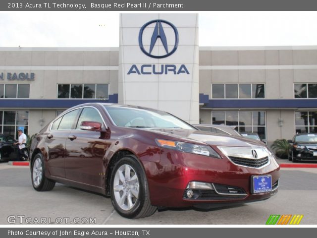 2013 Acura TL Technology in Basque Red Pearl II