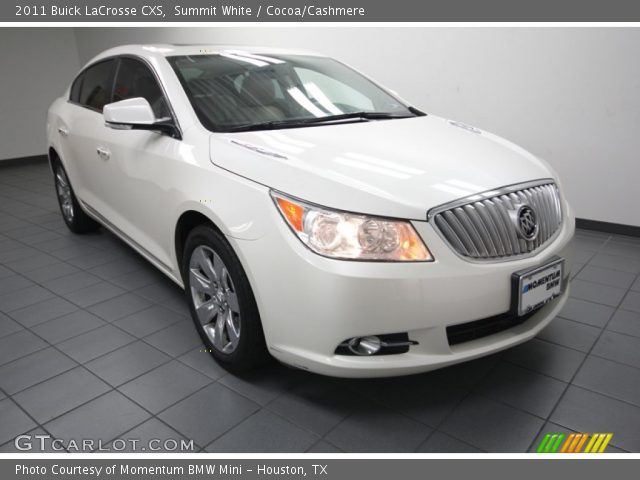 2011 Buick LaCrosse CXS in Summit White