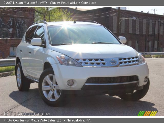 2007 Nissan Murano SL AWD in Glacier Pearl White