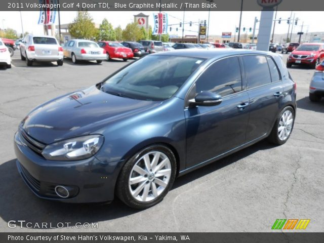 2011 Volkswagen Golf 4 Door TDI in Blue Graphite Metallic