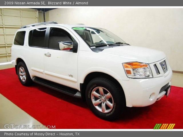 2009 Nissan Armada SE in Blizzard White