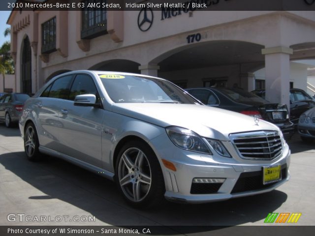 2010 Mercedes-Benz E 63 AMG Sedan in Iridium Silver Metallic