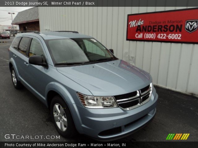2013 Dodge Journey SE in Winter Chill Pearl