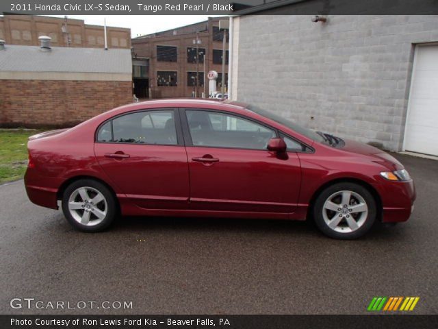 2011 Honda Civic LX-S Sedan in Tango Red Pearl