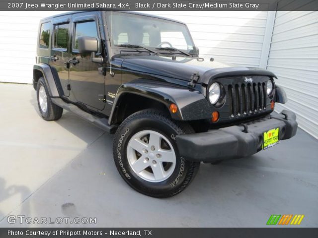 2007 Jeep Wrangler Unlimited Sahara 4x4 in Black