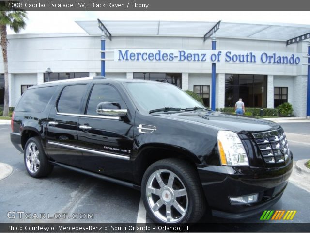 2008 Cadillac Escalade ESV in Black Raven