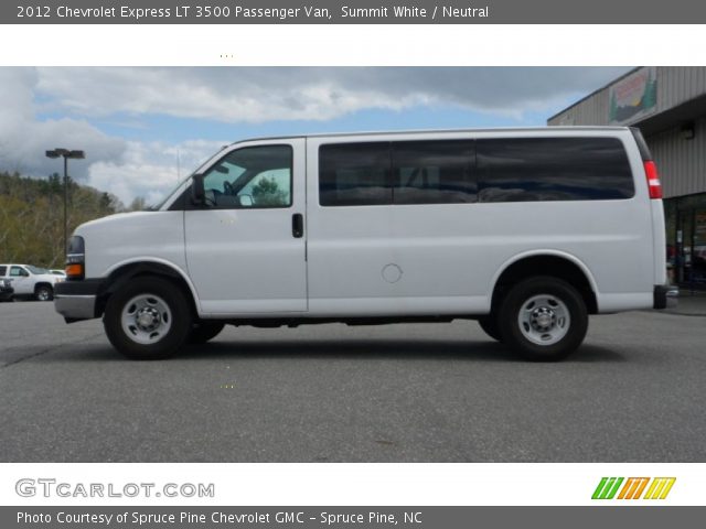 2012 Chevrolet Express LT 3500 Passenger Van in Summit White