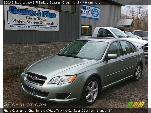 2009 Subaru Legacy 2.5i Sedan in Seacrest Green Metallic