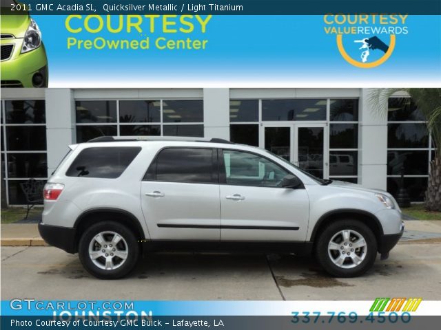 2011 GMC Acadia SL in Quicksilver Metallic