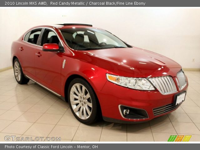 2010 Lincoln MKS AWD in Red Candy Metallic