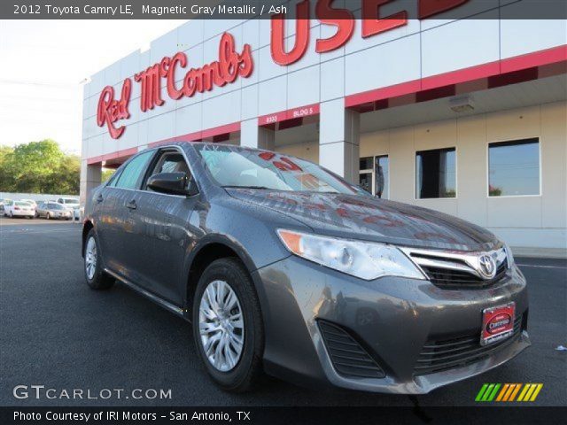2012 Toyota Camry LE in Magnetic Gray Metallic