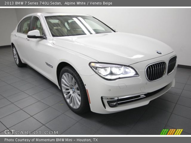 2013 BMW 7 Series 740Li Sedan in Alpine White